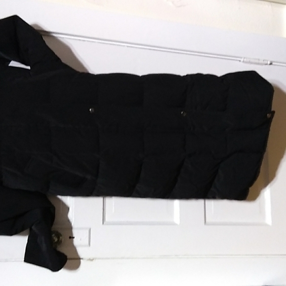 Anne Klein Waterfowl Feather Down Puffer Coat Opt.Fox Fur Trim Hood -LIKE NEW - Picture 2 of 12